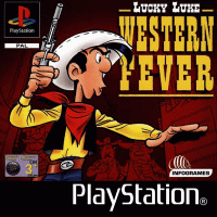 Lucky Luke Western Fever PAL Playstation PAL box art